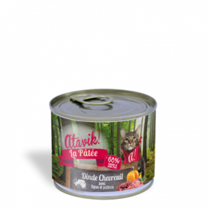 Atavik boites pour chat recette dinde chevreuil