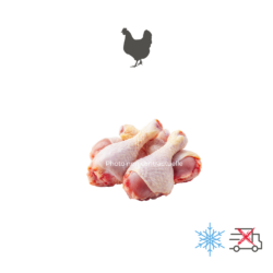 Viandes, os & abats pour BARF : Pilons de poulet IQF, sachet de 1 kg