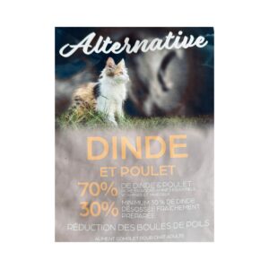 Croquettes Alternative Connoisseur chat dinde et poulet