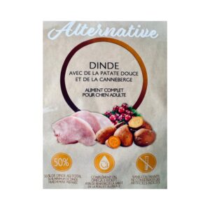 Croquettes Alternative GrainFree dinde, patate douce et canneberge