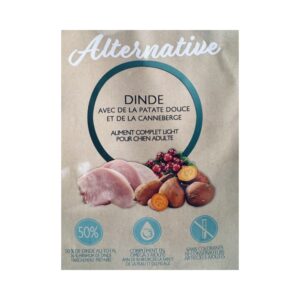 Croquettes Alternative GrainFree light dinde, patate douce et canneberge