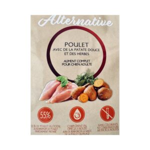 Croquettes Alternative GrainFree poulet, patate douce et herbes