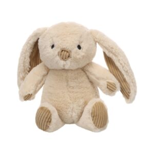 Peluche lapin beige silencieuse pour chien