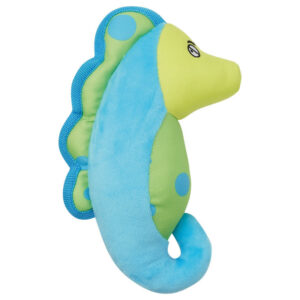 Peluche hippocampe recyclée (23 cm)