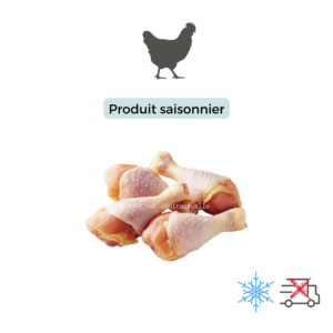 Pilons de poulet IQF, sachet de 1 kg