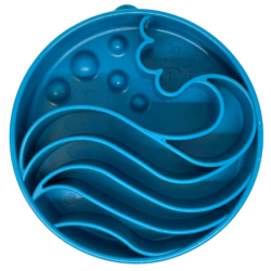 SodaPup eBowl Vague bleue – gamelle d’enrichissement anti-glouton